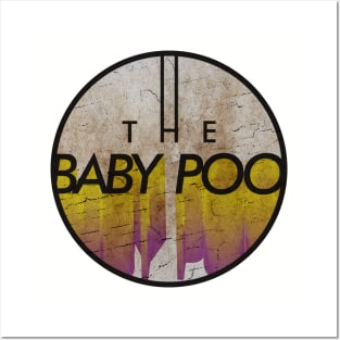 THE BABY POO - VINTAGE YELLOW CIRCLE Posters and Art